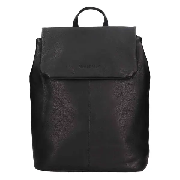 Dámský kožený batoh SendiDesign Betty - černá
