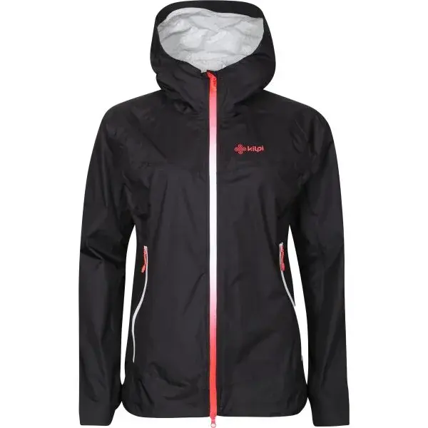 KILPI HURRICANE Dámska hardshellová bunda, čierna, veľkosť