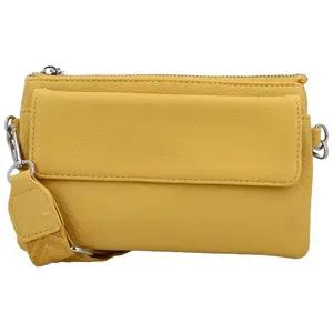 Trendy dámská crossbody kabelka Santiana Lea, žlutá