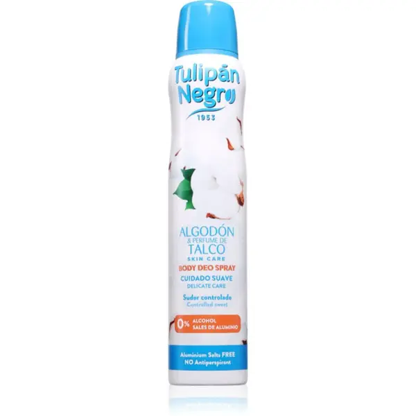 Tulipán Negro Algodon Y Talco deodorant pro ženy 200 ml
