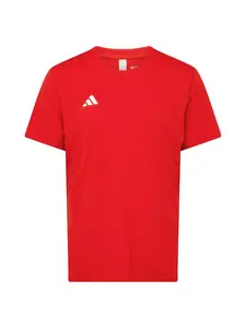 ADIDAS PERFORMANCE Funkčné tričko 'Adizero Essentials'  červená / biela
