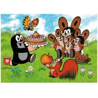 Dino Puzzle Krtko narodeniny 24 XXL dílků