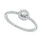 Michael Kors Očarujúce strieborný prsteň so zirkónmi Premium MKC1829040 52 mm