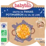 BABYBIO Večerní menu gratinovaný pastiňák 260 g