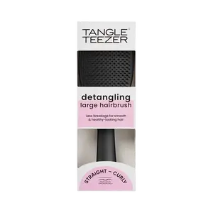 TANGLE TEEZER Large Wet Detangler Black Gloss
