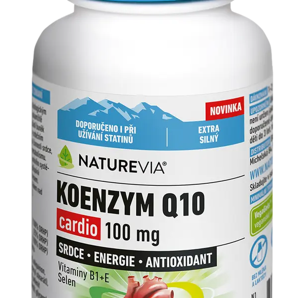 NATUREVIA Koenzym Q10 Cardio 100 mg 60 kapslí