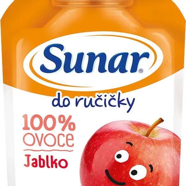 SUNAR Do ručičky ovocná kapsička jablko 4m+ 100 g