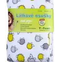 T-TOMI Látkové osušky Grey hedgehogs / šedí ježci 2 ks