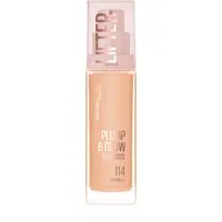 MAYBELLINE NEW YORK Lifter Plump & Glow rozjasňující make-up pro přirozený vzhled odstín 114 30 ml