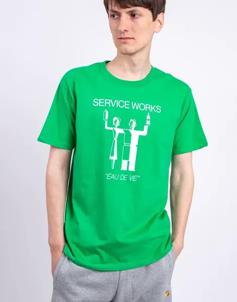 Tričko Service Works Eau De Vie Tee FOREST