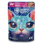 BEEFY BUFFY kapsičky pre mačky mäsové hovädzie kúsky v omáčke 24x85g