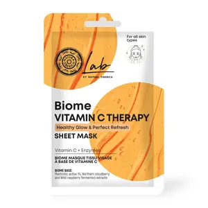 Natura Siberica Lab Biome Vitamin C Therapy Plátýnková maska 1 ks
