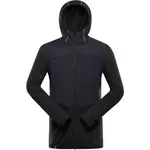 ALPINE PRO ZOLL Pánska športová mikina, čierna, veľkosť