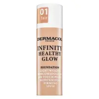 Dermacol Infinity Healthy Glow Foundation make-up pre rozjasnenie pleti 01 Fair 20 g