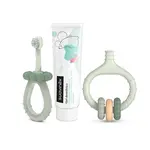 Suavinex Sada na ústní hygienu 3 ks zelená