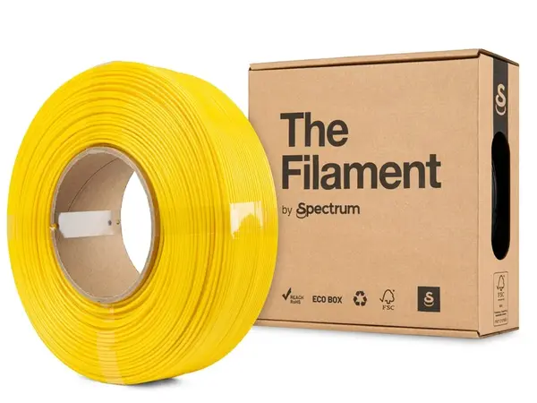 "The Filament" by Spectrum TF-24250, ReFill, PETG Lite, 1.75mm, YELLOW, 1kg