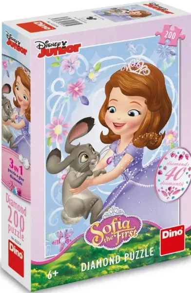 Puzzle Sofie a králíček 200 dílků diamond