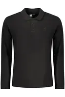 Černé pánské polokošile s dlouhým rukávem