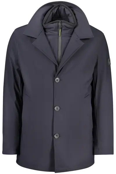 Pánska prešívaná bunda s kapucňou