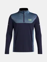 Under Armour UA Tech Utility 1/4 Zip-BLU chlapecké tričko