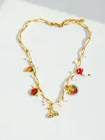 Zlatý náhrdelník Hera Classica s ovocnými motivy