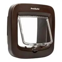 PetSafe® Dvířka pro kočky na mikročip Hnědé - hnědá