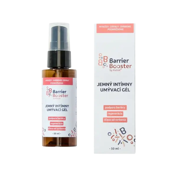 KVITOK Barrier Booster, Jemný intímny umývací gél 50 ml