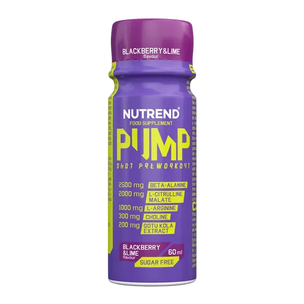 Nutrend Pump Shot 60 ml ostružina+limetka