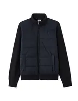 Tmavomodrá pánska bomber bunda