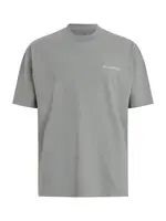 AllSaints Tričko 'Underground'  sivá / biela