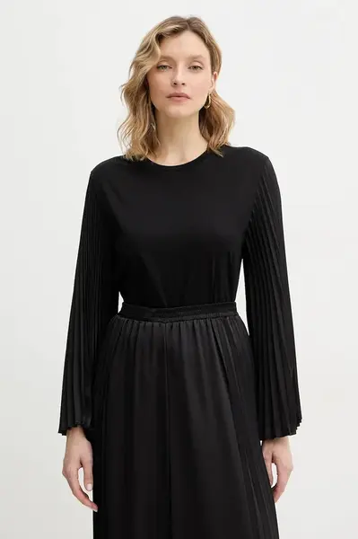 Bavlněné tričko s dlouhým rukávem Twinset