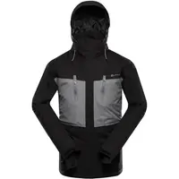 ALPINE PRO COMED Pánska lyžiarska bunda, čierna, veľkosť
