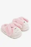 Detské papuče s kožušinkou Bunny Pink