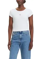 Calvin Klein Jeans biele tričko
