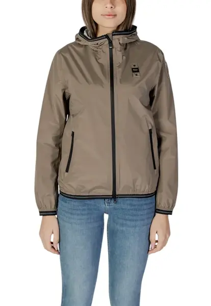 Blauer dámská bunda s kapucí