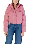 Růžová zimní bunda Tommy Hilfiger