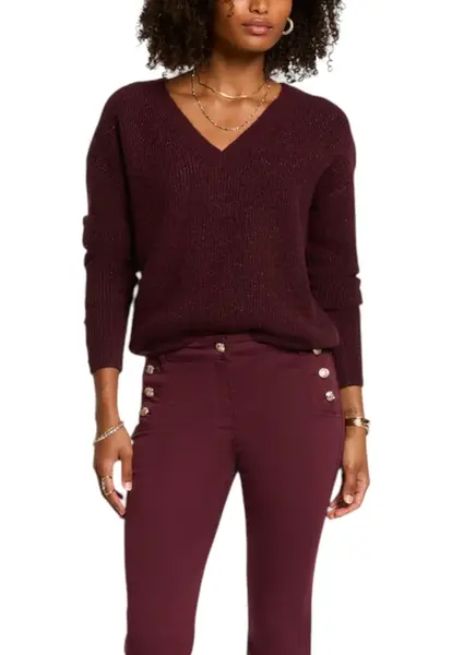 Morgan De Toi svetr s výstřihem do V