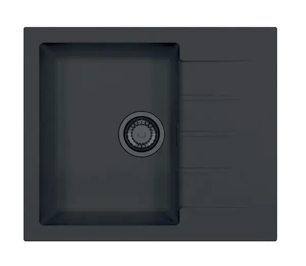 Alveus Cadit - Granitový dřez 59x50 cm, deep black 1149151