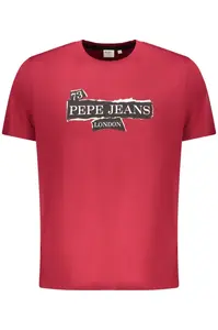Červené triko Pepe Jeans