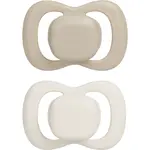 B.Box Natural Rubber 0-6m cumlík Vanilla/Latte 2 ks