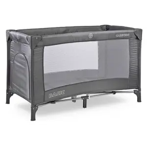 Caretero Cestovní postýlky Basic - grafit