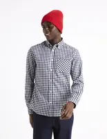 Celio Flannel Shirt Caotwich - Mens