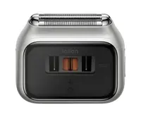 Kompaktní planžetový holicí strojek na vousy Laifen P3 Pro Silver - stříbrný + dárek zdarma