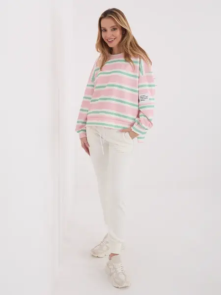 Dámská pruhovaná mikina