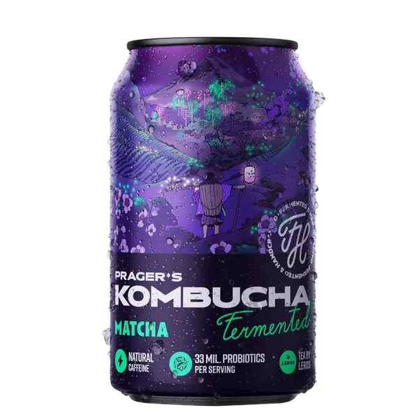 PRAGER'S Kombucha Matcha 330 ml