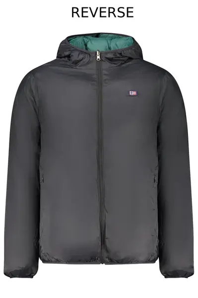 Oboustranná sportovní bunda s kapucí