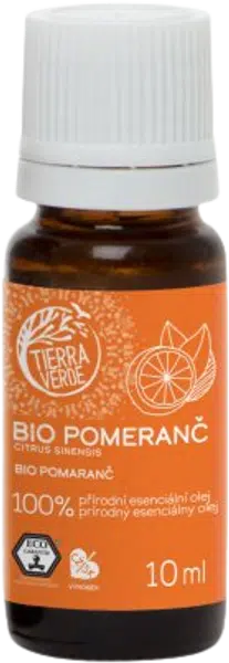 TIERRA VERDE Esenciální olej BIO Pomeranč 10 ml