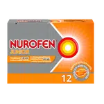 NUROFEN Junior Pomeranč 100 mg 12 měkkých tobolek