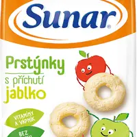SUNAR dětské křupky jablečné prstýnky 50 g