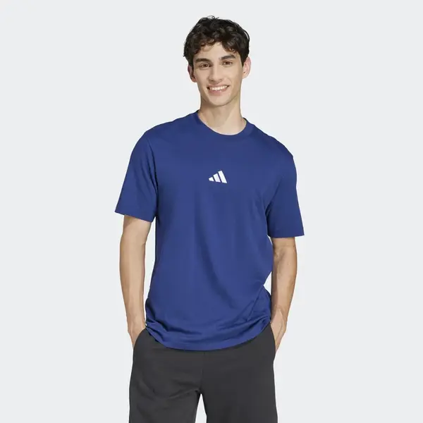 adidas Essentials Small Logo Single Jersey Tee M